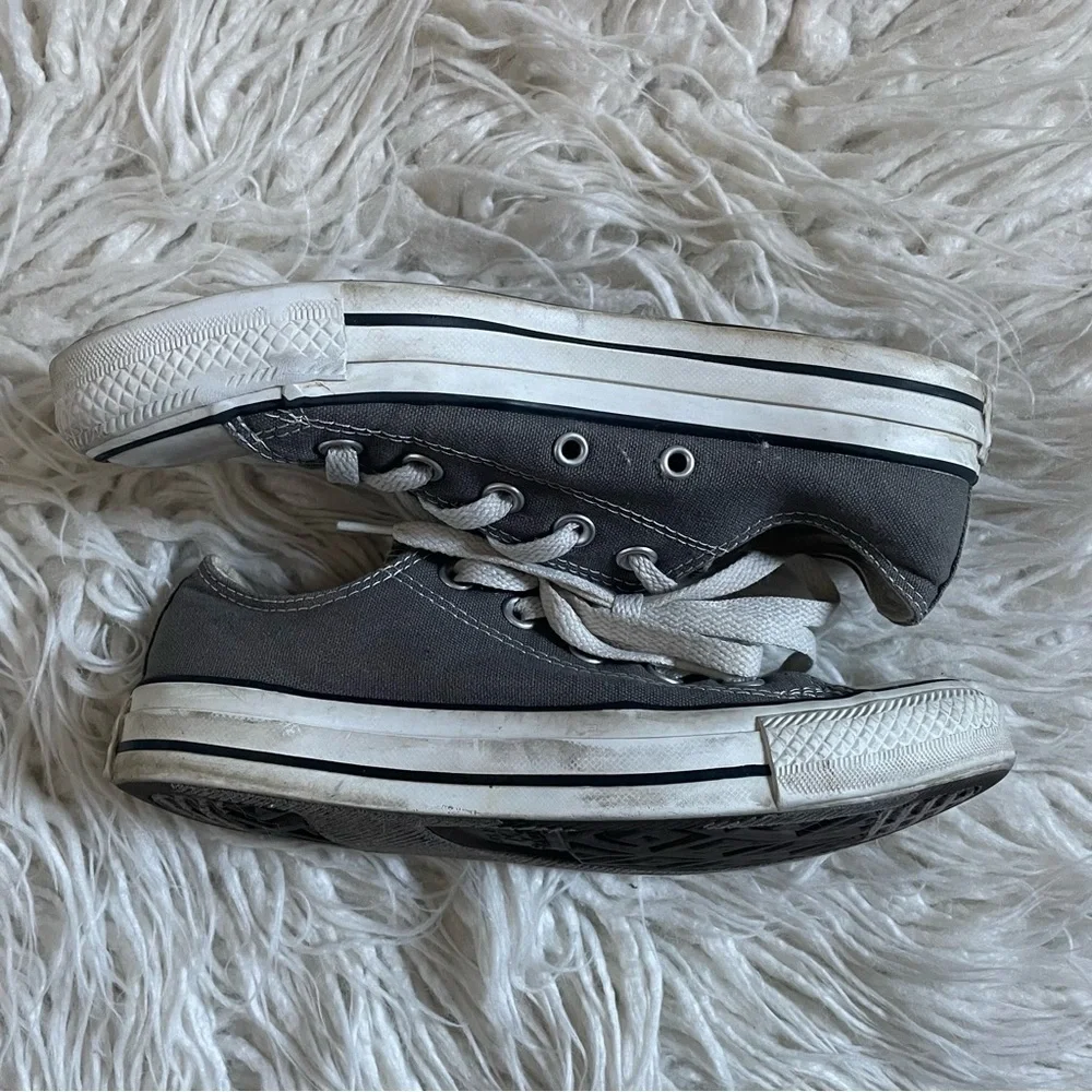 Converse Charcoal Gray Chuck Taylor All Star Classic Low Top Canvas Sneakers 6